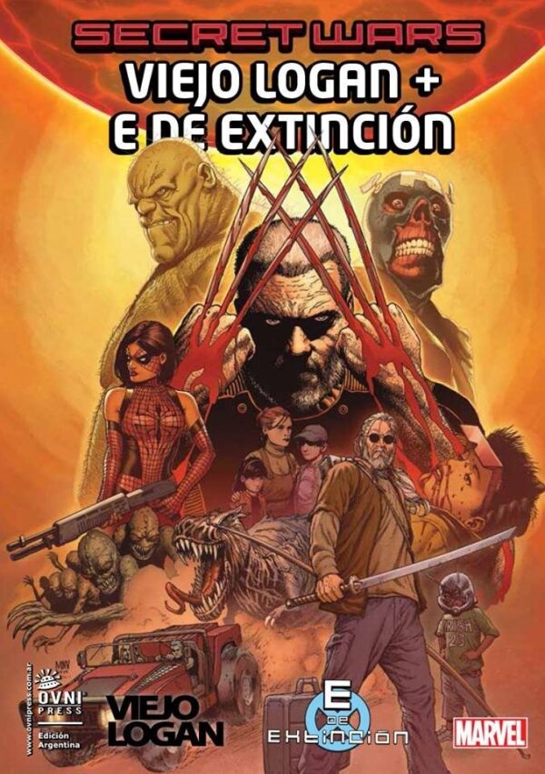 SECRET WARS: VIEJO LOGAN + E DE EXTINCION