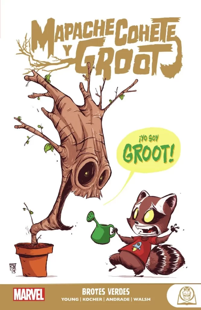 Marvel Young Adults. Mapache Cohete y Groot