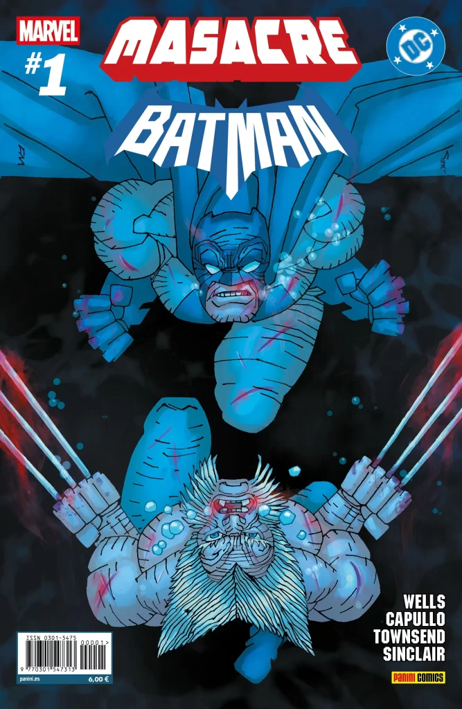 Masacre/Batman 1 (Portada alternativa de Frank Miller)