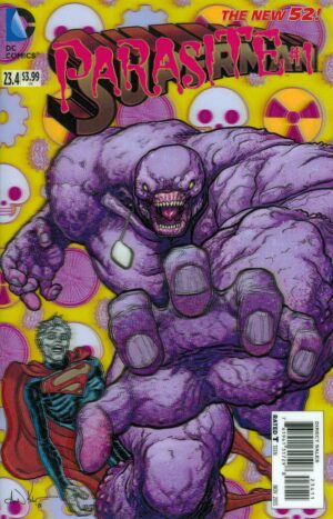 Superman Vol 4 #23.4 [INGLES, Parasite Cover A 1st Ptg 3D Motion Cover]