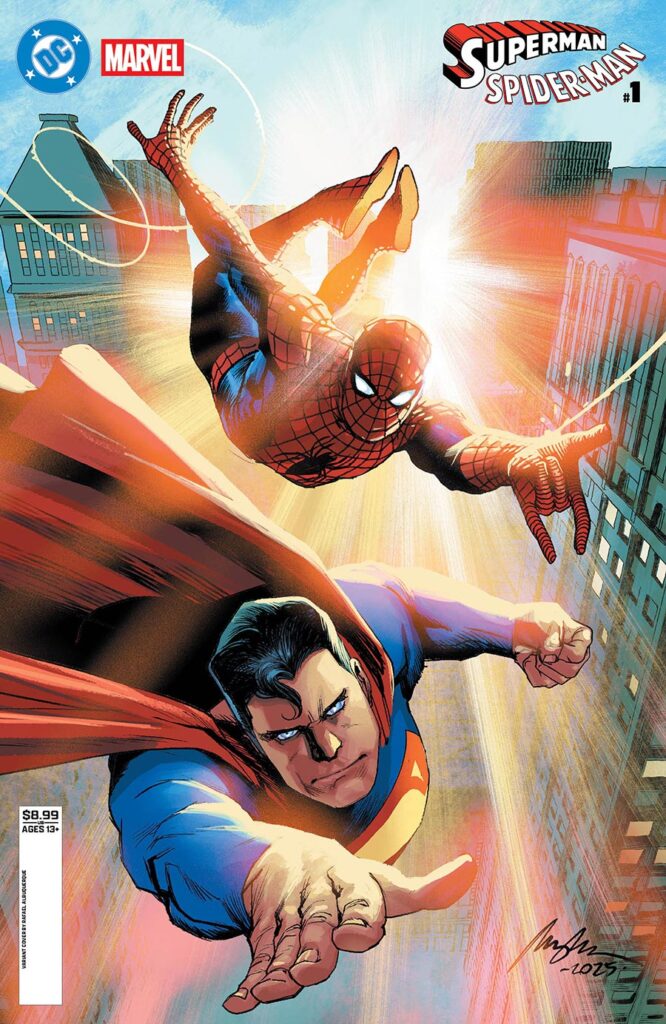 DC Marvel Superman Spider-Man #1 [INGLES, Cover C Variant Rafael Albuquerque Card Stock Cover]