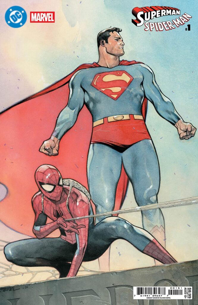 DC Marvel Superman Spider-Man #1 [INGLES, Cover E Variant Olivier Coipel Card Stock Cover]