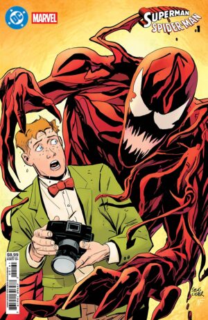 DC Marvel Superman Spider-Man #1 [INGLES, Cover F Variant Steve Lieber Jimmy Olsen & Carnage Card Stock Cover]