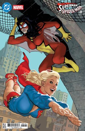 DC Marvel Superman Spider-Man #1 [INGLES, Cover I Variant Adam Hughes Supergirl 70s & Spider-Woman 70s Card Stock Cover]