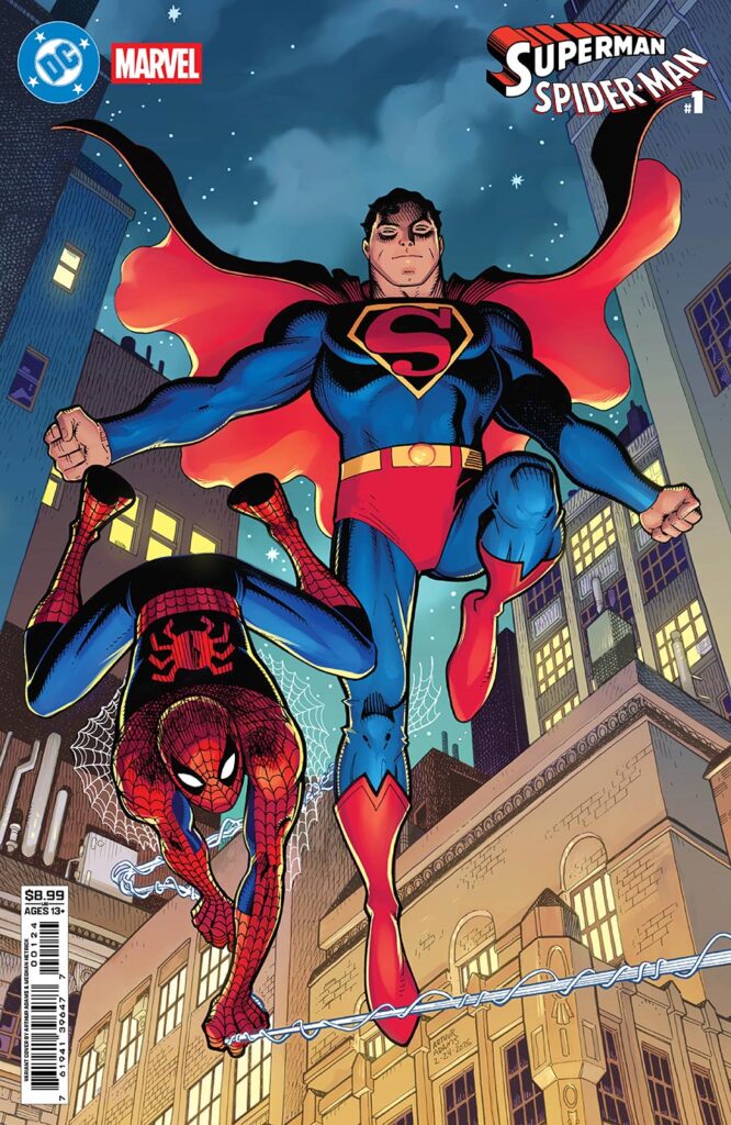 DC Marvel Superman Spider-Man #1 [INGLES, Cover L Variant Arthur Adams Golden Age Superman & Spider-Man Card Stock Cover]