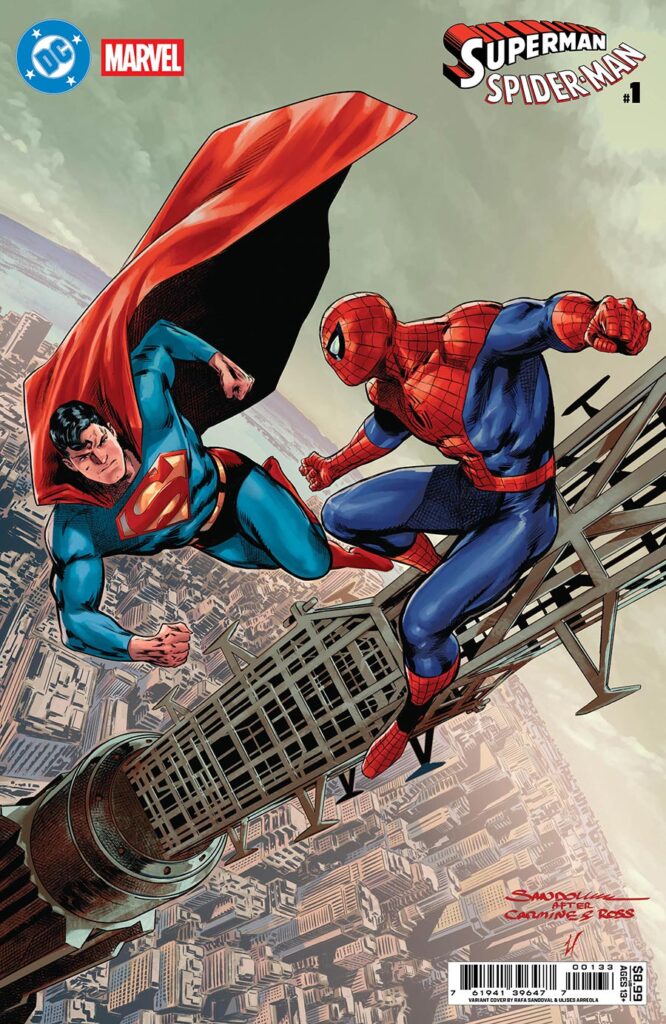 DC Marvel Superman Spider-Man #1 [INGLES, Cover S Variant Rafa Sandoval Card Stock Cover]