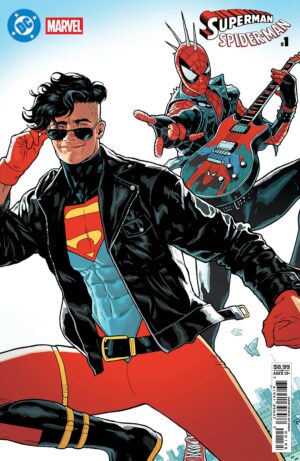 DC Marvel Superman Spider-Man #1 [INGLES, Cover U Variant Jeff Spokes Superboy 90s & Spider-Punk Card Stock Cover]