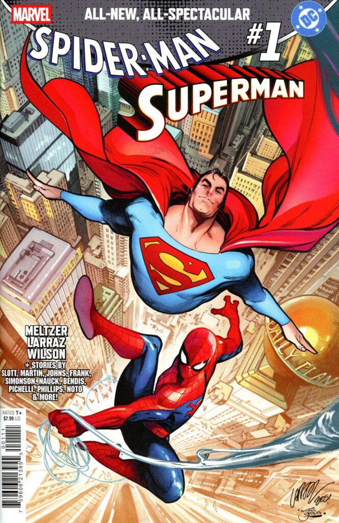 Marvel DC Spider-Man Superman #1 (One Shot) [INGLES, Cover A Regular Pepe Larraz Cover]
