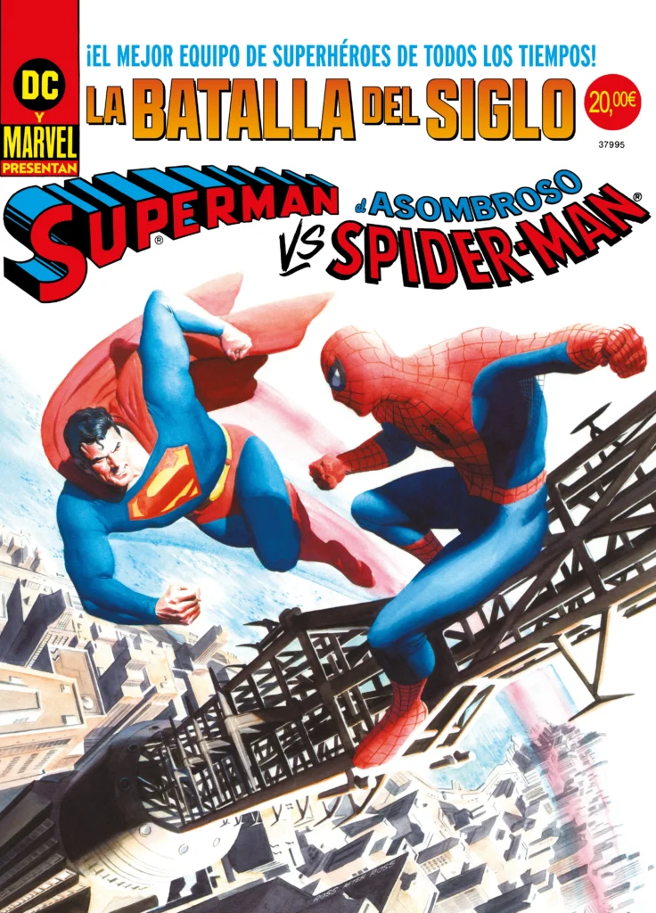 Superman vs. El asombroso Spiderman – Portada Alternativa Alex Ross